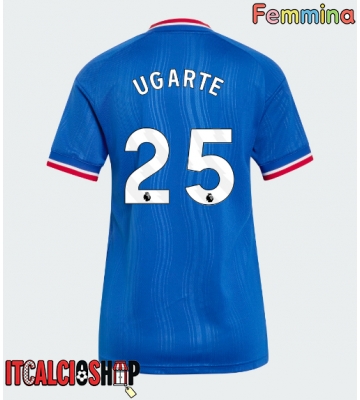 Manchester United Manuel Ugarte #25 Seconda Maglia Femmina 2026-27 Manica Corta